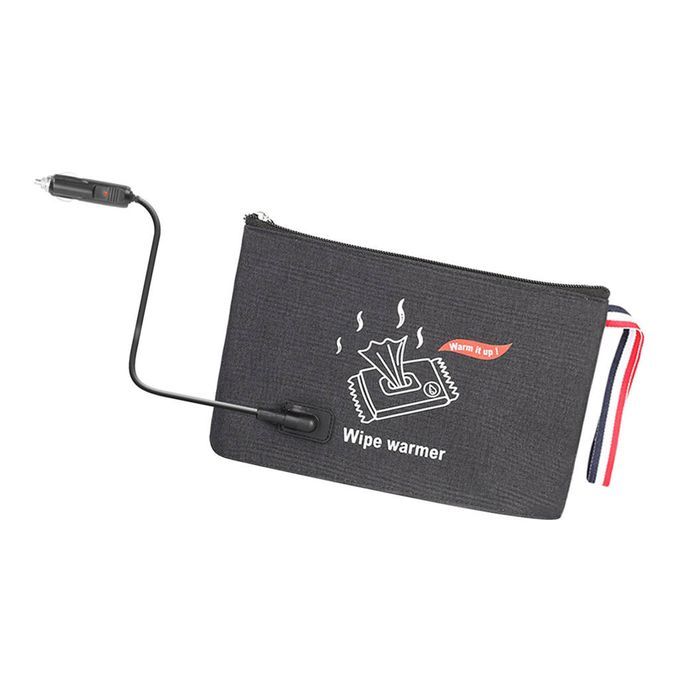 Car Auto Portable Baby Wipe  Bags Napkin Thermostat Heating