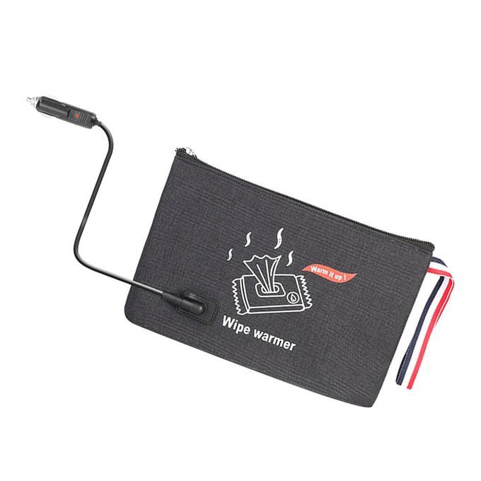 Car Auto Portable Baby Wipe  Bags Napkin Thermostat Heating