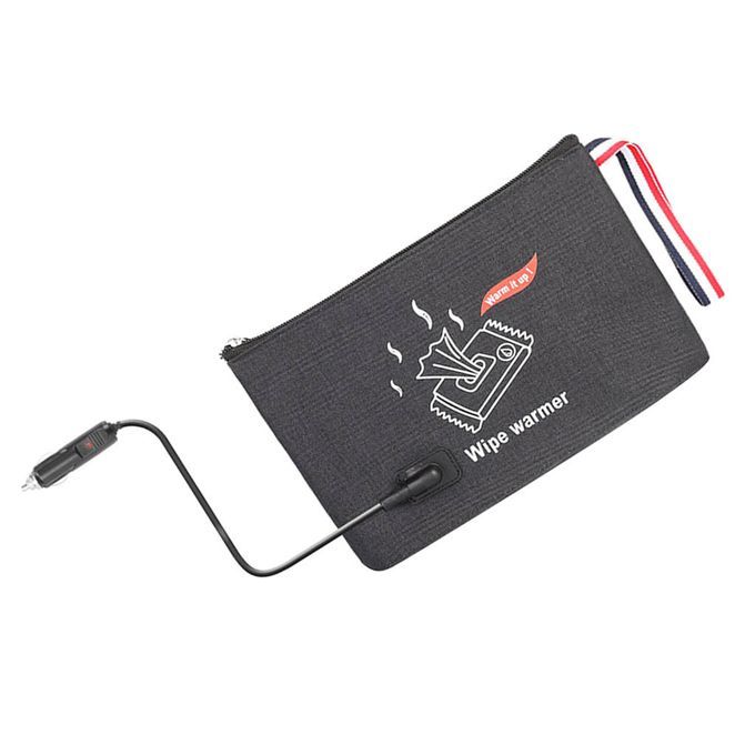 Car Auto Portable Baby Wipe  Bags Napkin Thermostat Heating