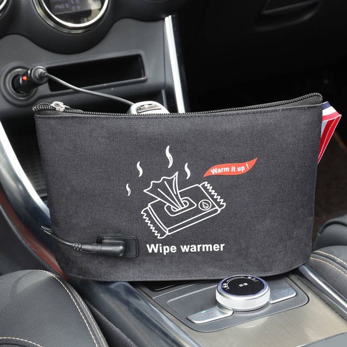Car Auto Portable Baby Wipe  Bags Napkin Thermostat Heating