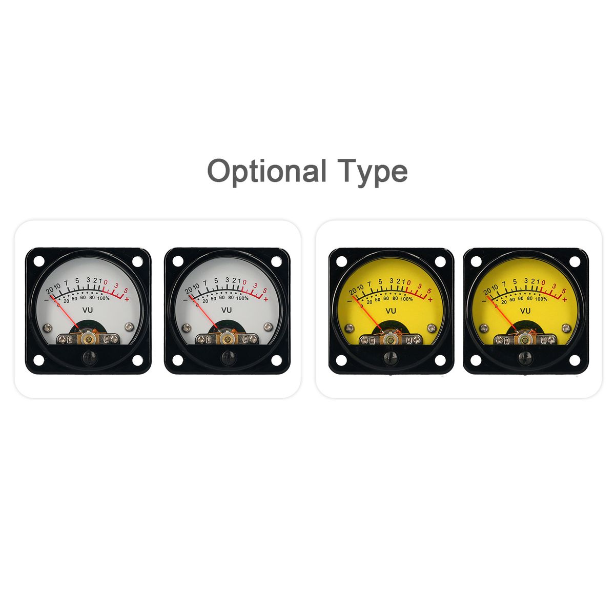 VU Meter 2 Pcs Power Amplifier Portable DB Meter High