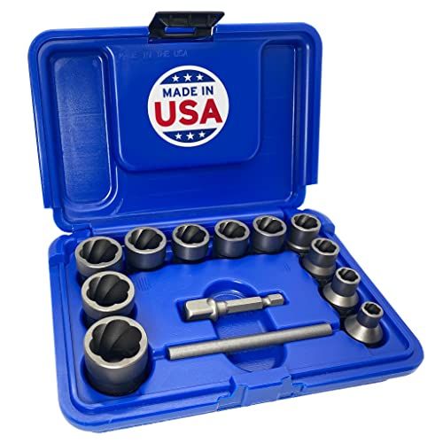 ROCKETSOCKET  13 Piece Impact Grade Extraction Socket Set  M