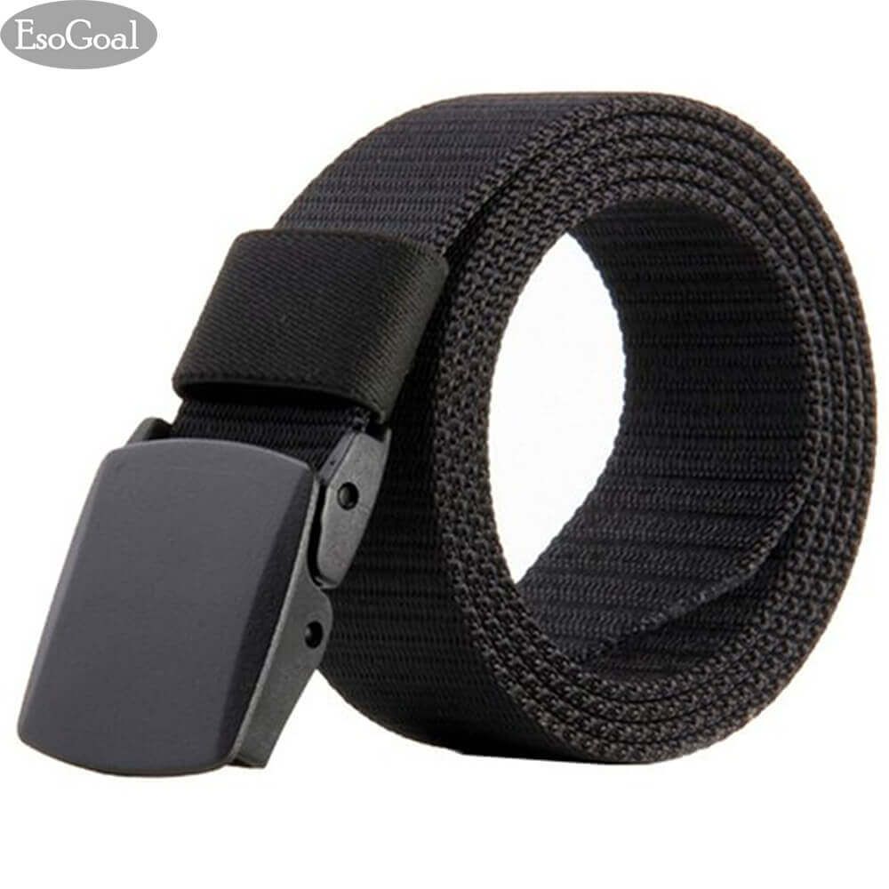 EsoGoal Fashion Nylon Canvas Men Belt Waist Belt