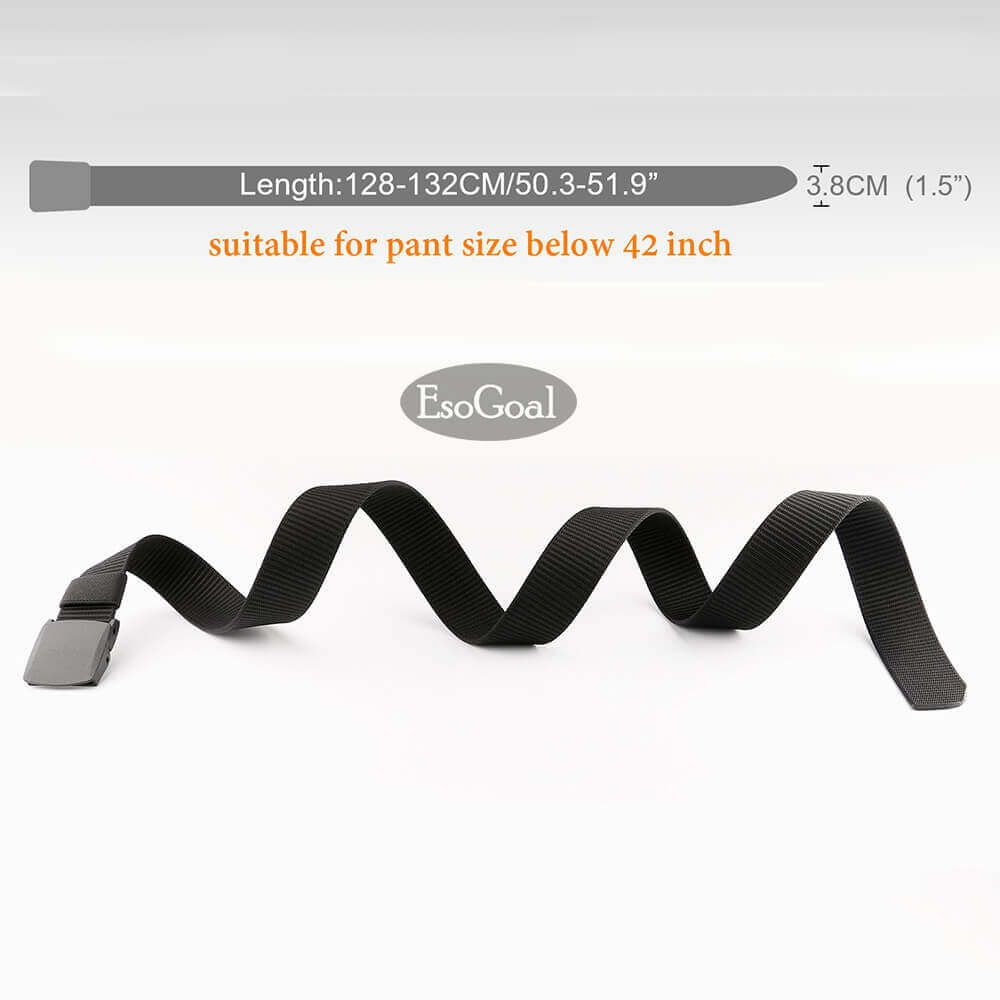 EsoGoal Fashion Nylon Canvas Men Belt Waist Belt