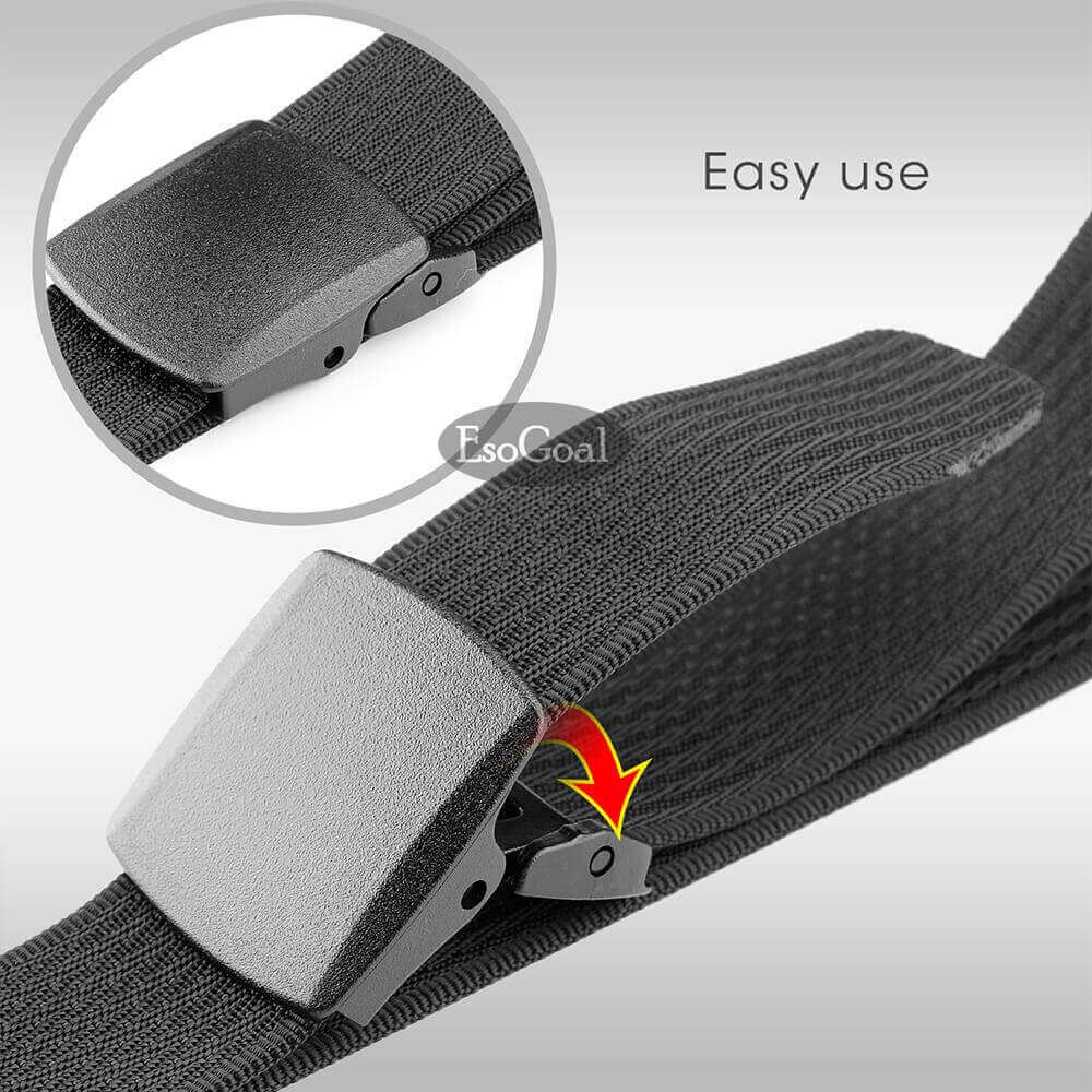 EsoGoal Fashion Nylon Canvas Men Belt Waist Belt