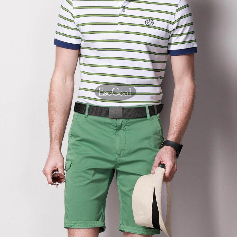 EsoGoal Fashion Nylon Canvas Men Belt Waist Belt