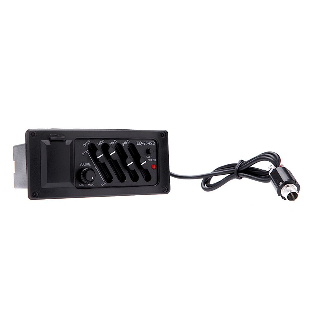 4-Band EQ Equalizer Piezo Pickup EQ-7545R Pre-Amp Acoustic