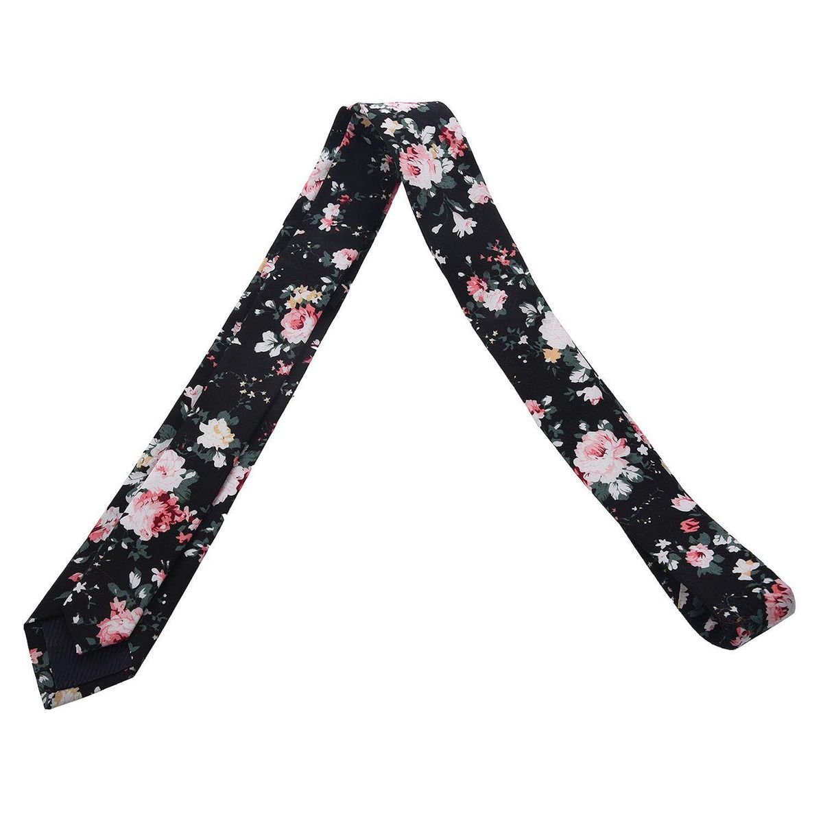 Classic Wedding Gifts Floral Print For Men Suit Neck Tie