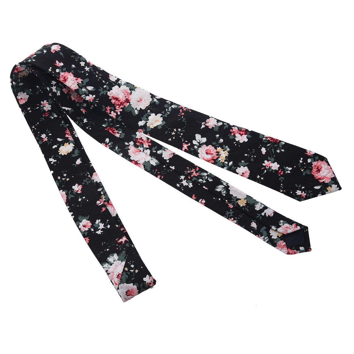 Classic Wedding Gifts Floral Print For Men Suit Neck Tie