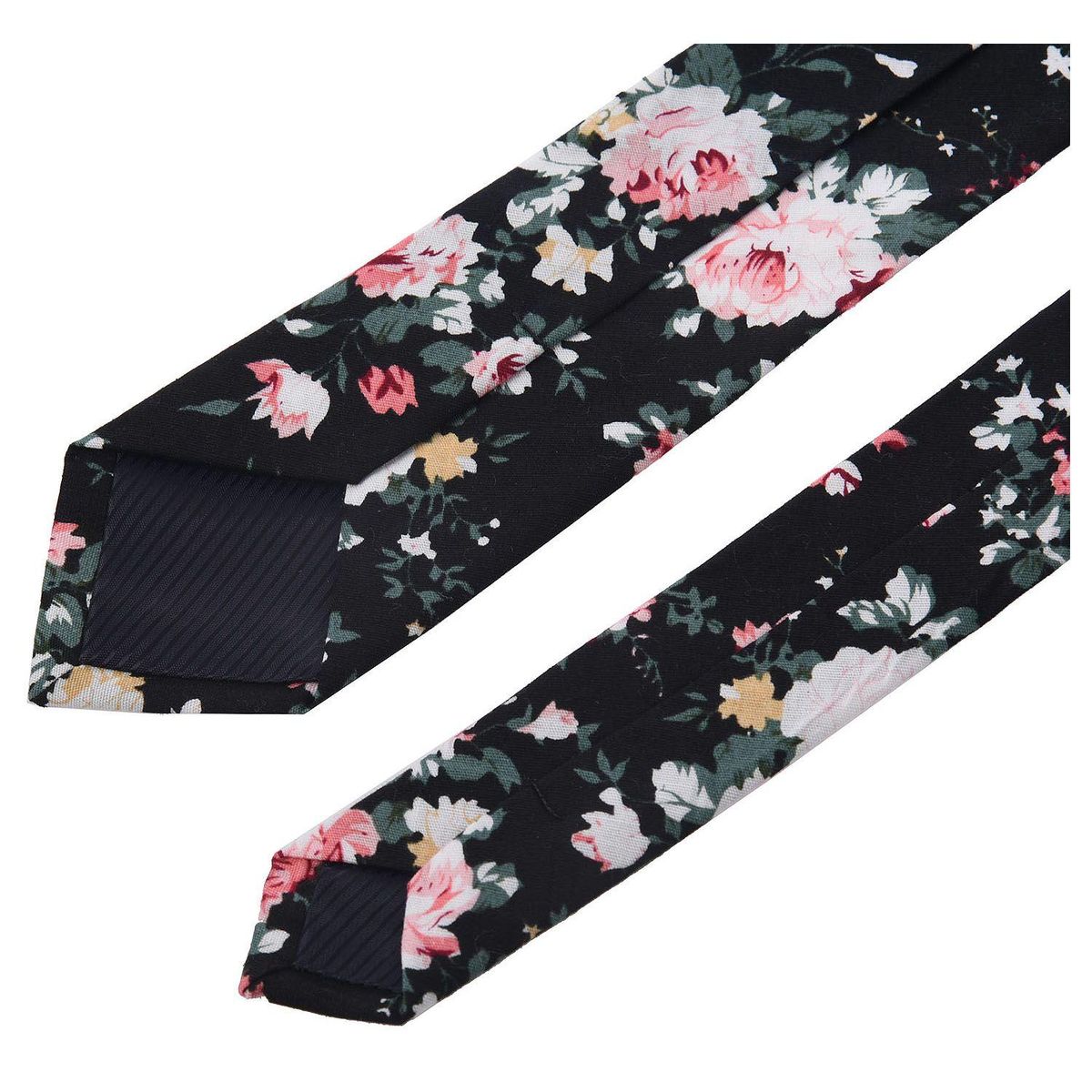 Classic Wedding Gifts Floral Print For Men Suit Neck Tie