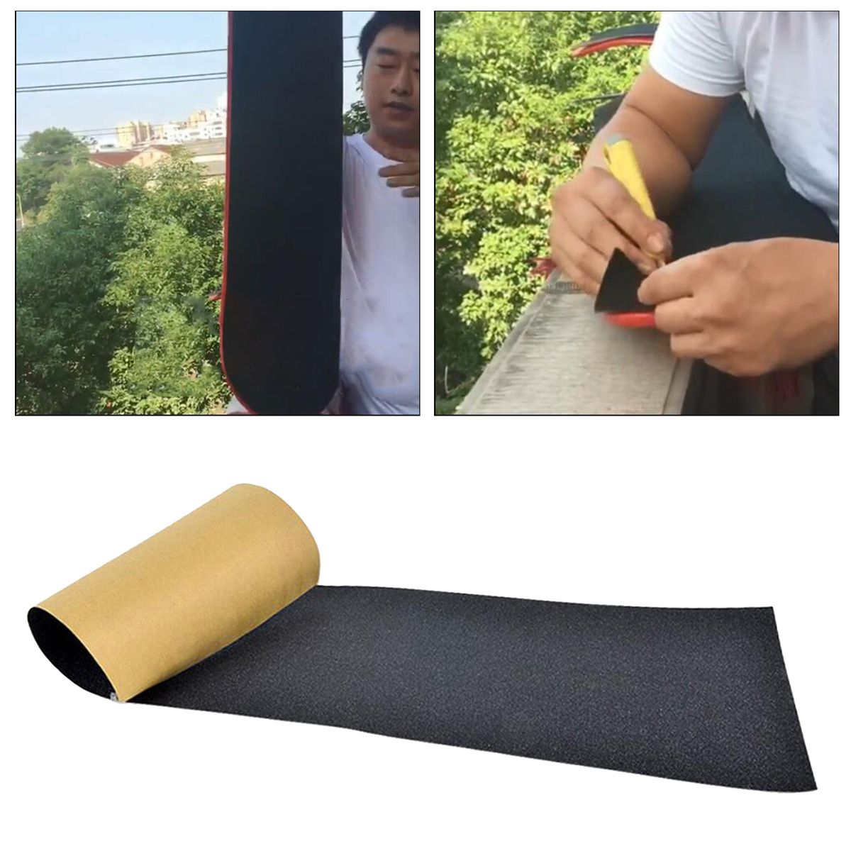 32"X8" Safety Non Skid Tape Safe Grit For Pedal  Steps