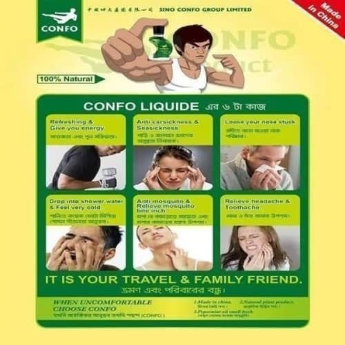 China Wonder Confo All Purpose Healing Balm - 3ml - 6pieces