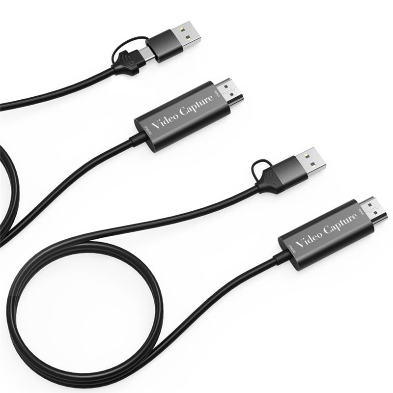 USB A/C Dual Interface HD Video Capture Card 1080P