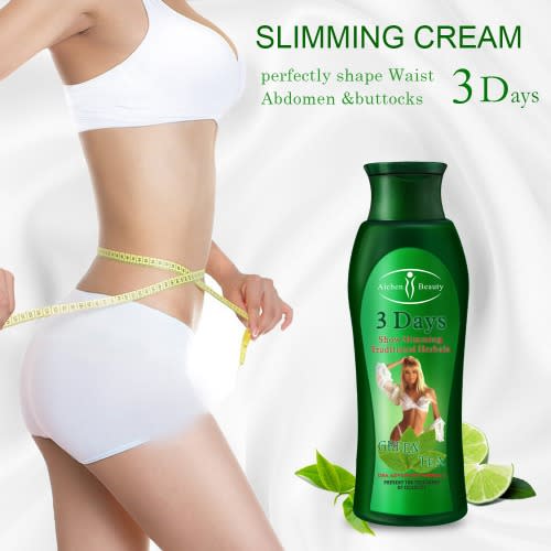 3 Days Fat Burning Slimming & Fitting Cream - Green Tea Extract-200ml