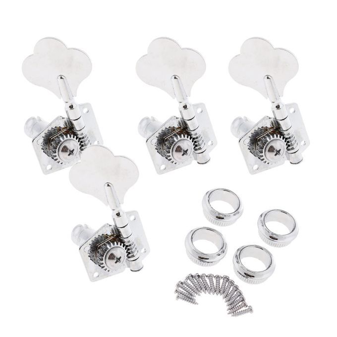 4 PCS String Tuning Pegs Machine Heads For Eleic Bass Guitar Parts 4R