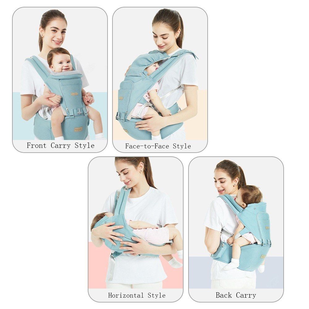 Multifunctional Baby Carrier With Hip Seat Ergonomic Baby