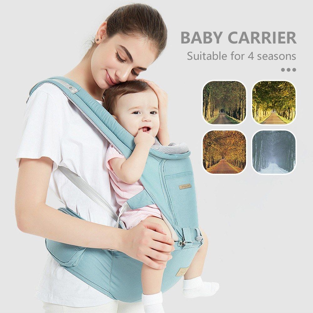 Multifunctional Baby Carrier With Hip Seat Ergonomic Baby