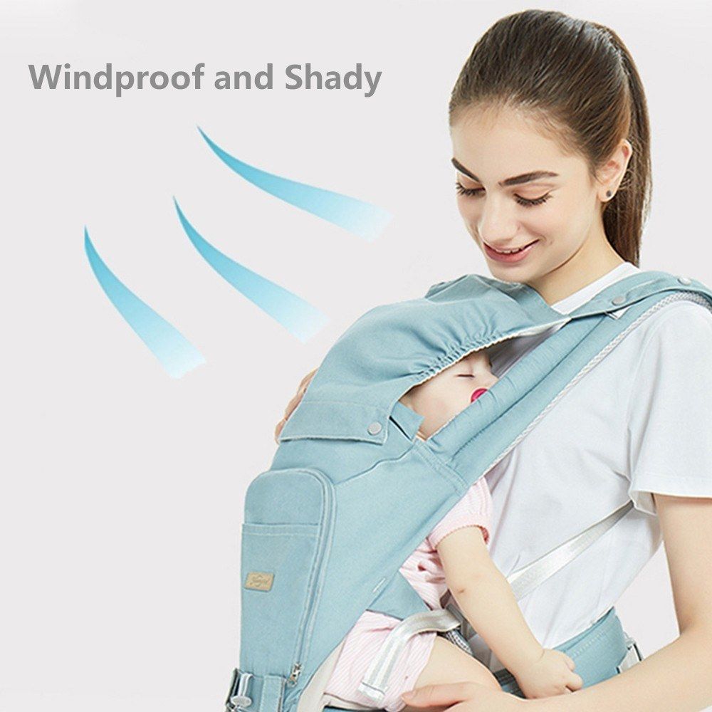 Multifunctional Baby Carrier With Hip Seat Ergonomic Baby