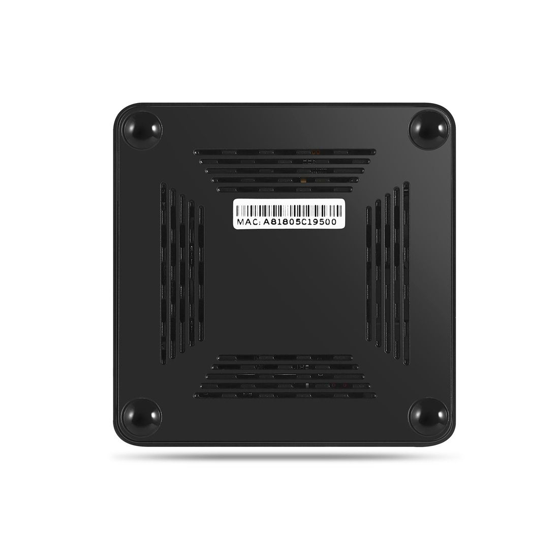 T96 Mars 4K HD Smart TV Box With Remote Controller, Android 7.1.2, S905W Quad-Core 64-Bits ARM Cortex-A53, 1GB+8GB, Support TF Card, HDMI, LAN, AV, WiFi(Black)