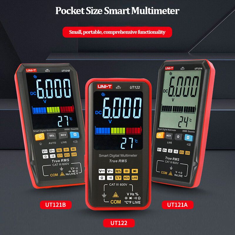 UNI-T UT121 UT122 Smart Professional Digital Multimeter Dual