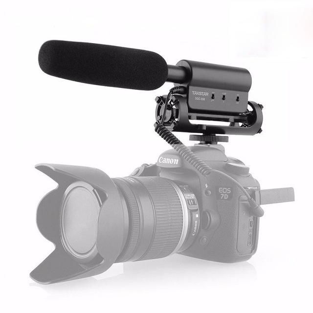 SGC-598 Photography Interview Microphone for Youtube Vlogging Video Shotgun MIC for Nikon Canon DSLR microphone