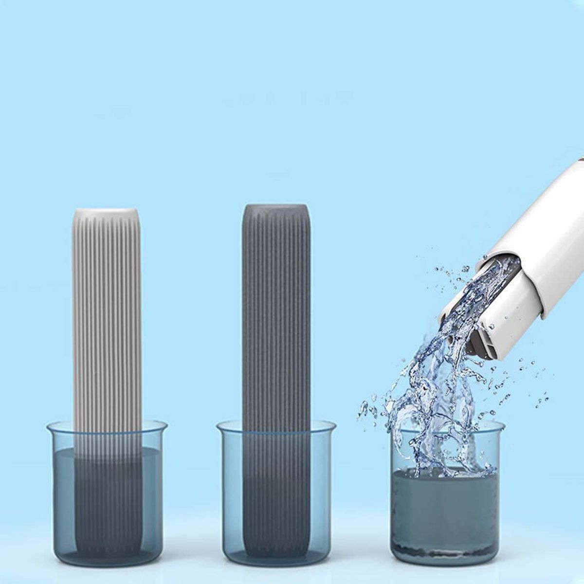 Portable Mini Mop Hands Free Mops Mini Desktop Glass Mop For Bathroom