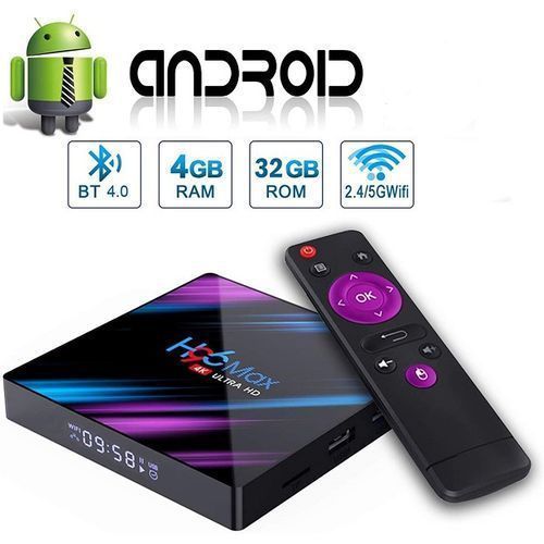 H96 Max Ultra 4k HD Smart Android(version 10) TV Box 4GB RAM 32GB