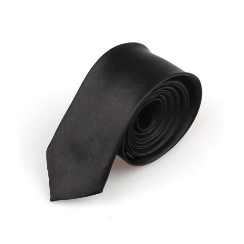 Plain Mens  Neck  Tie -Black