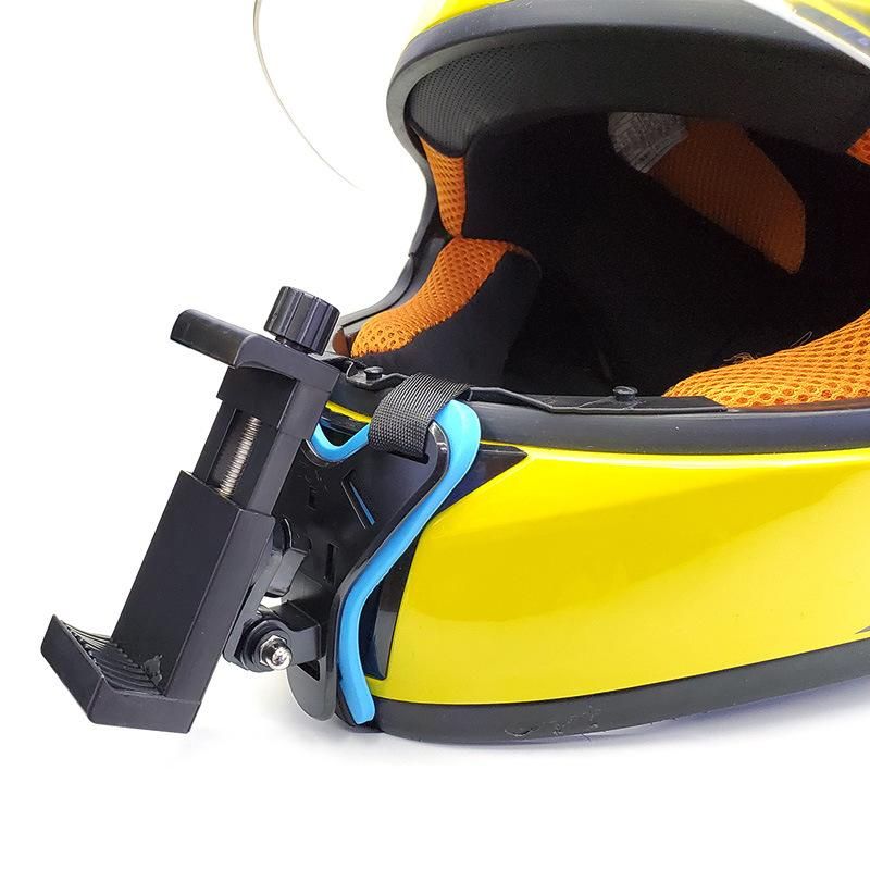 Gopro9MAX camera motorcycle helmet helmet chin mobile phone bracket mountain dog hero8765 accessories Black TUYU Chin with Phone Clip Set