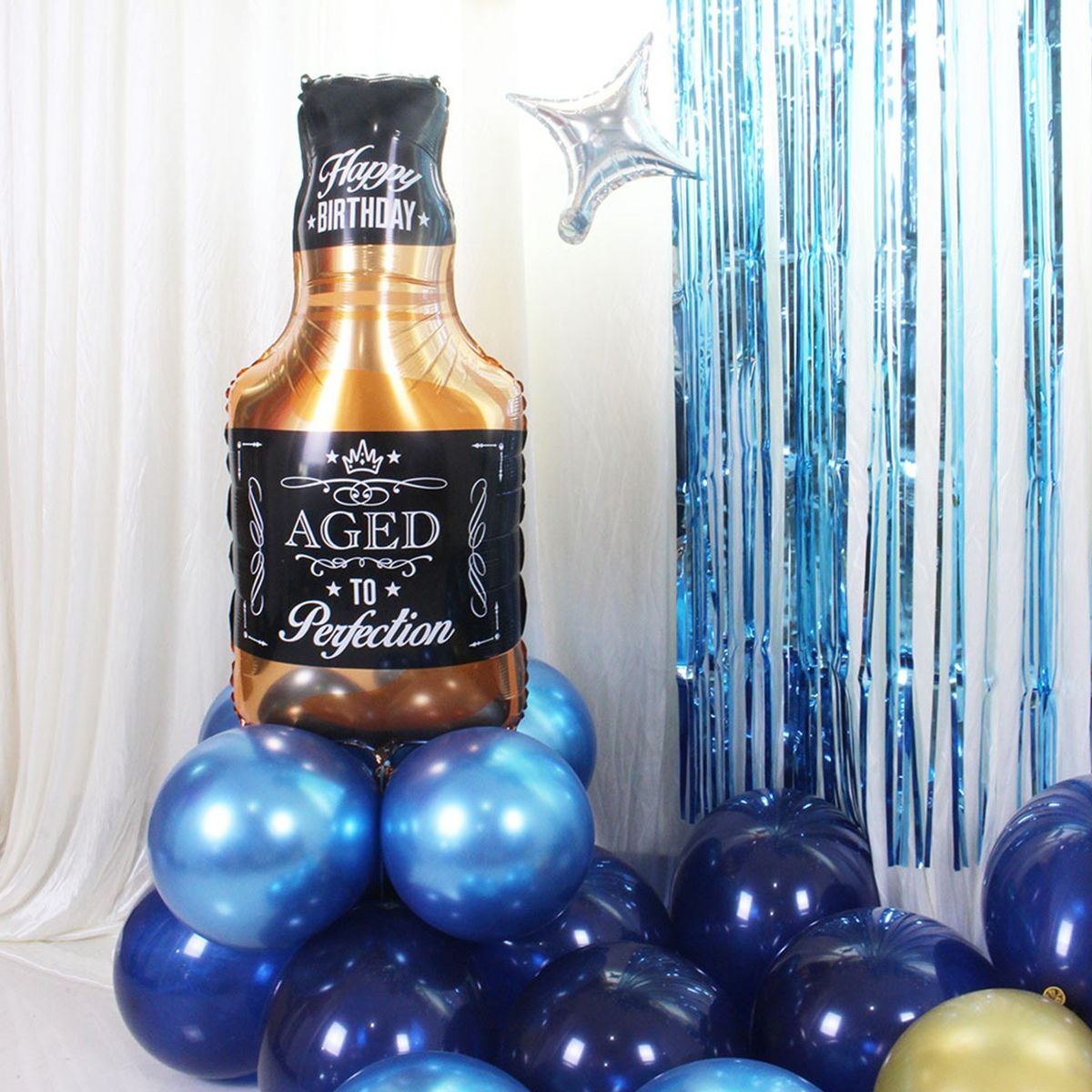 87PCS Balloons Kit Birthday Party Decoration Blue Balloon
