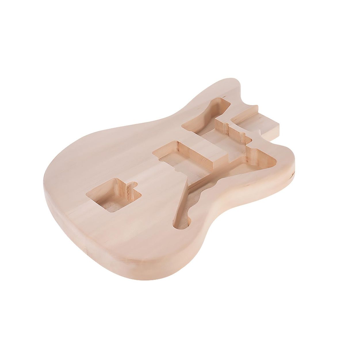 MZB-T DIY Electric Guitar Unfinished Body Guitar Barrel Blank Basswood Guitar Body
