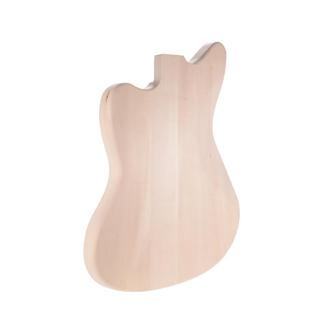 MZB-T DIY Electric Guitar Unfinished Body Guitar Barrel Blank Basswood Guitar Body