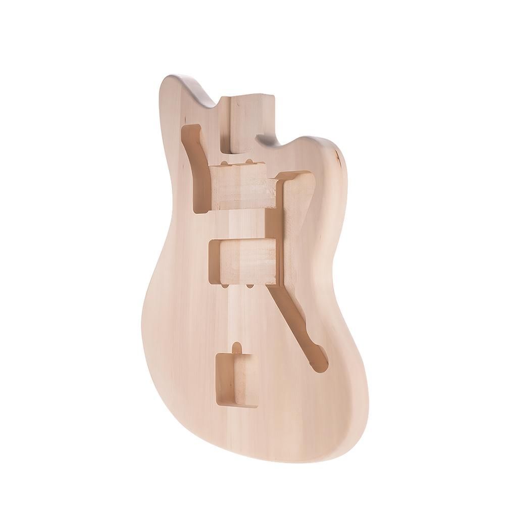 MZB-T DIY Electric Guitar Unfinished Body Guitar Barrel Blank Basswood Guitar Body