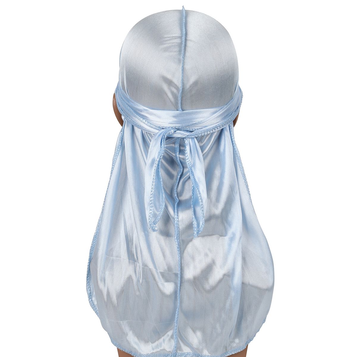 Premium Sliky Durag Bandana Unisex Light Blue