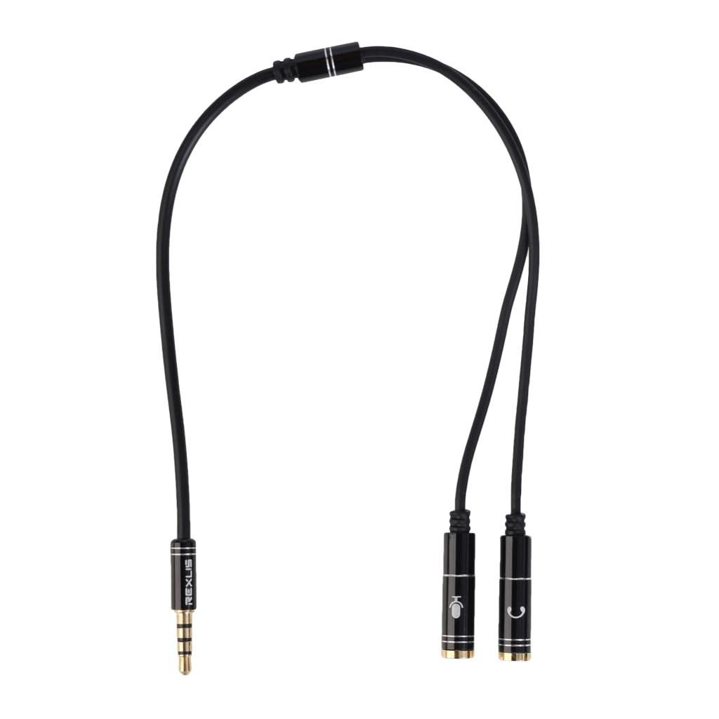 3.5mm Stereo Audio Headphone  Splitter Cable Adapter
