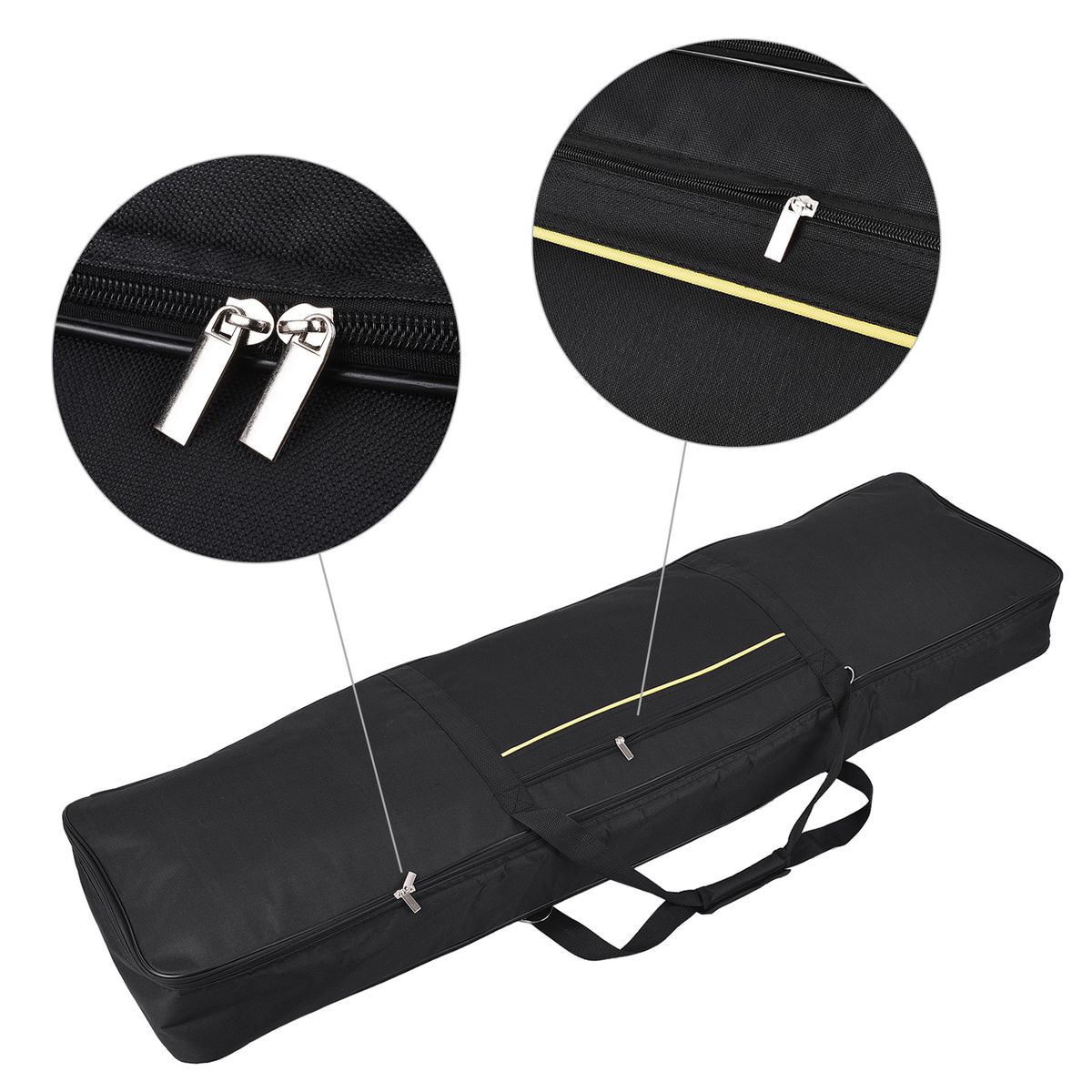 Portable 88-Key Keyboard Electric Piano Padded Case Gig Bag