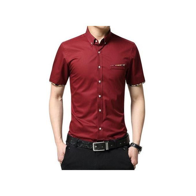 3In1 Men's Casual Office Short Sleeve Shirt