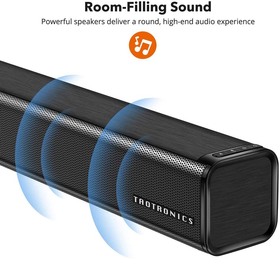 Tv Sound Bar With Three Equalizer Modes & Powerful Surround Sound