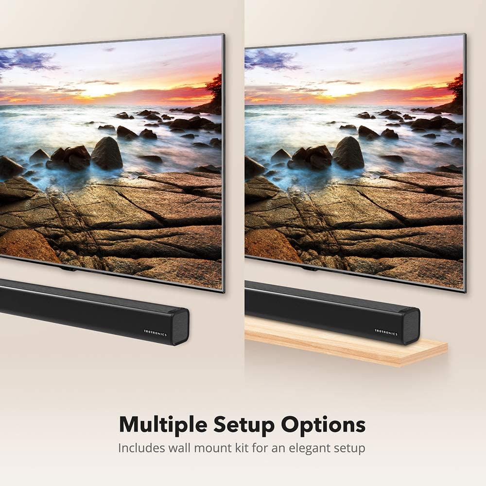 Tv Sound Bar With Three Equalizer Modes & Powerful Surround Sound