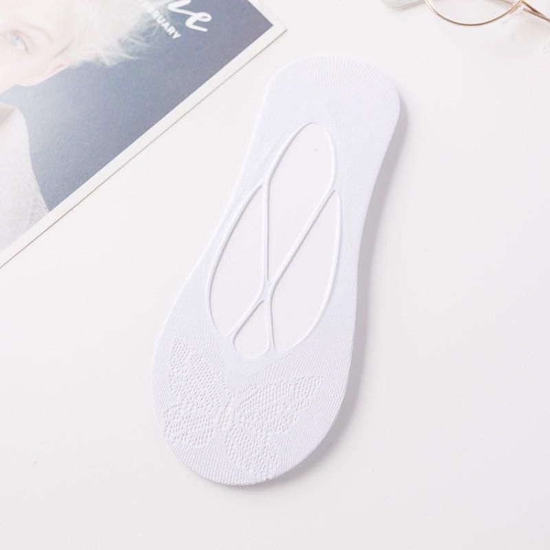 1/3 Pairs Invisible Boat Socks Women Summer Silicone Non-Slip Socks for High Heels Shoes Ice Silk Thin Half-Palm Suspender New
