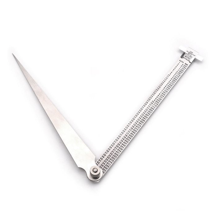 Stainless Steel Taper Gauge Wedge Feeler For Depth Hole