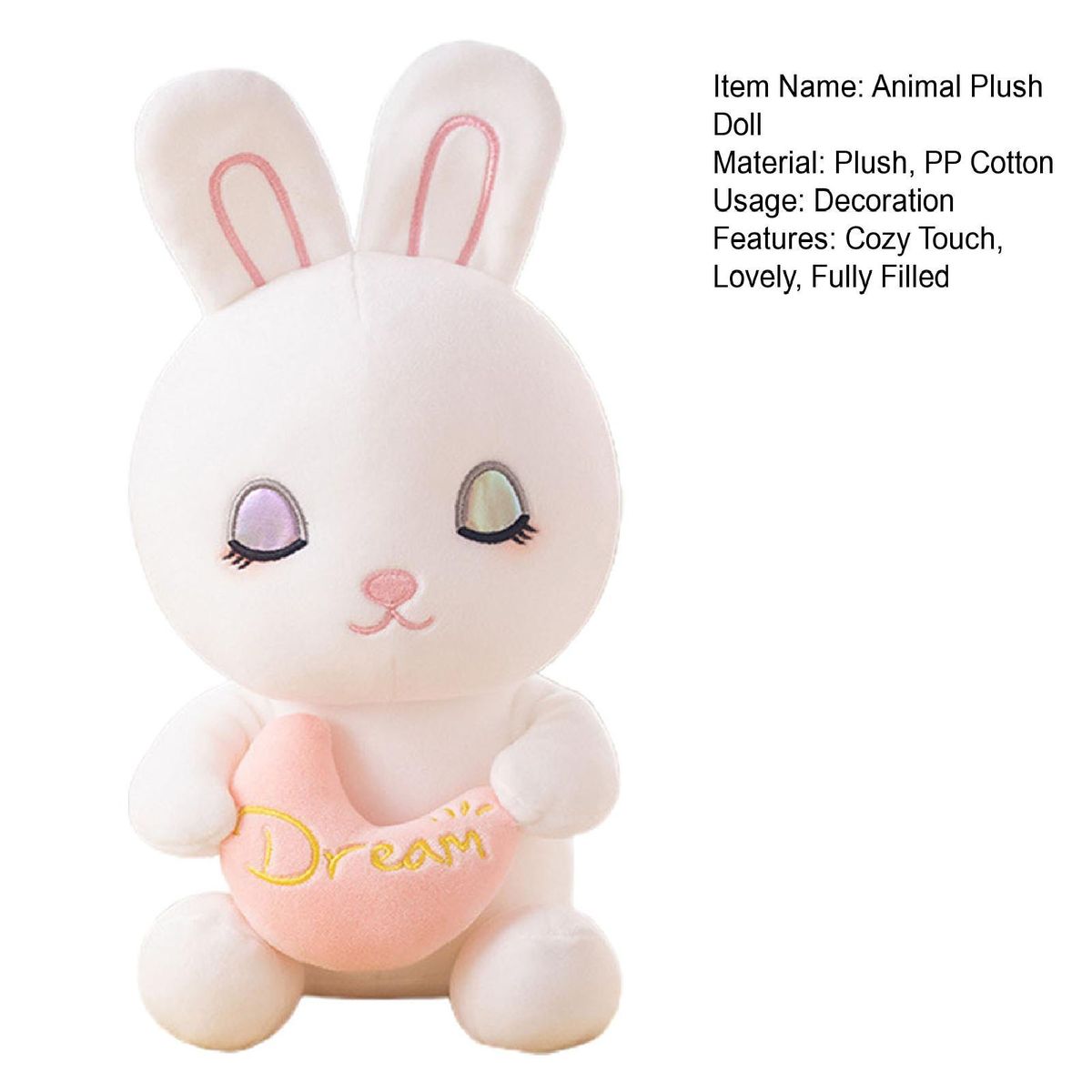 Rabbit Plush Toy Boys Girls Cartoon Animal Doll Plush Toy