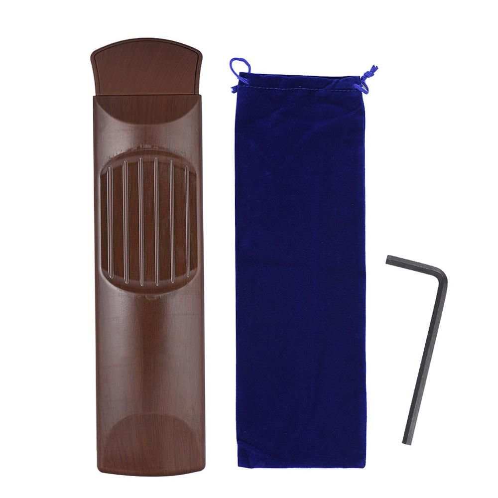 Portable Pocket Acoustic Guitar Practice Tool Gadget Chord Trainer 6 String 4 Fret Model Rosewood Fretboard Wood Grain for Beginner Learner
