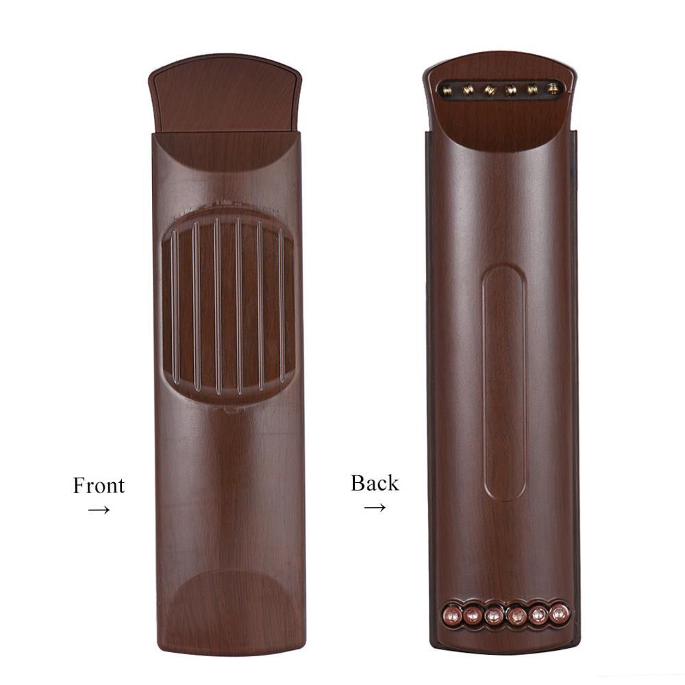 Portable Pocket Acoustic Guitar Practice Tool Gadget Chord Trainer 6 String 4 Fret Model Rosewood Fretboard Wood Grain for Beginner Learner