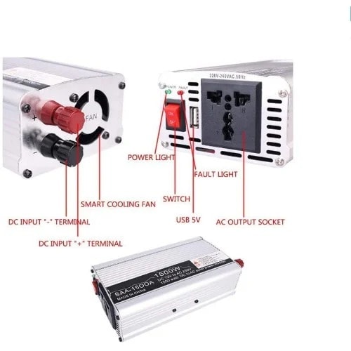1500w Dc 12v Solar Power Inverter