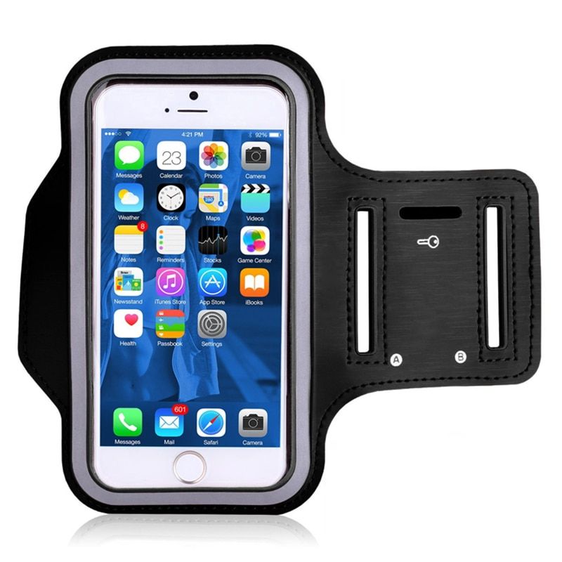 Sport Mobile Phone Holder Case For Iphone 7 Plus XS Handphone Bag Armband For Huawei Xiaomi Phone Cover Size 4''-6.5'' On Hand