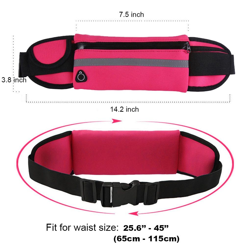 Sports Running Belt Phone Bag For Xiaomi 11T 12 Pro Redmi 10 K50 Note 11 Pro 5G Waist Fanny Pack For Walks Joing Run