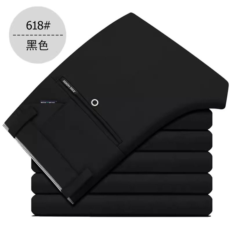 Men's Black Corporate & Casual Trouser Pants