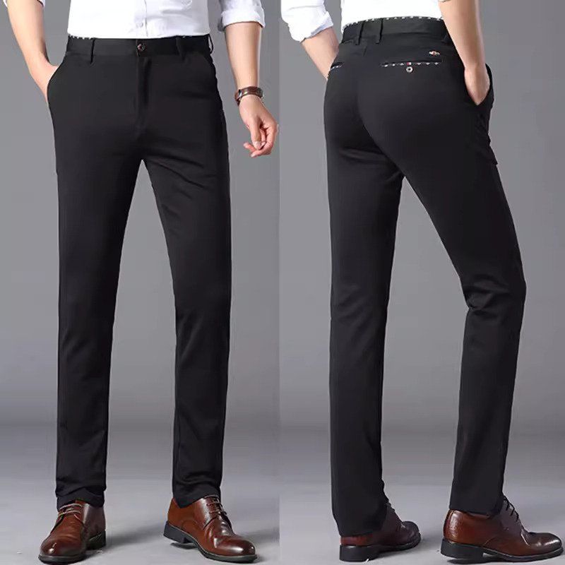 Men's Black Corporate & Casual Trouser Pants