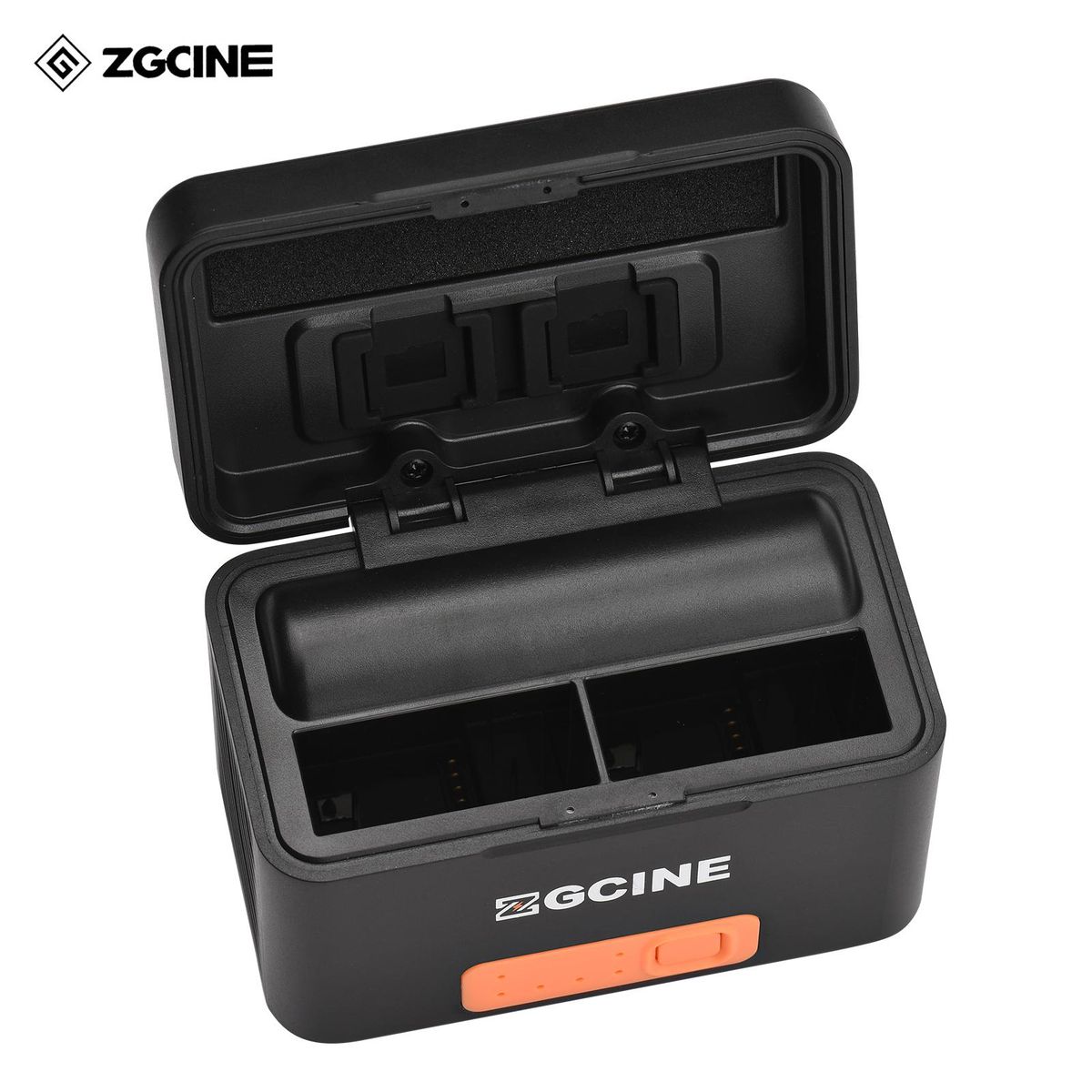 ZGCINE PS-G10 mini Portable Sports Camera Battery Fast Charging Case 5200mAh Wireless Dual Battery Charger with Type-C Port Replacement for GoPro Hero 10 9 8 7 6 5